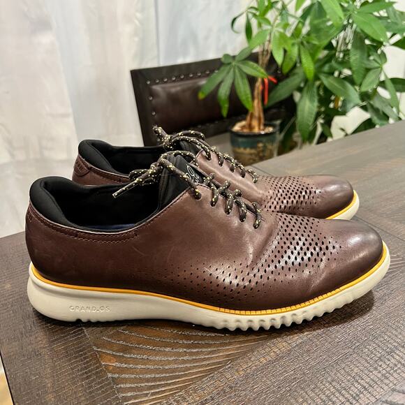 Cole Haan brown dress shoes zerogrand C30312 size 10.5Men - Picture 1 of 10